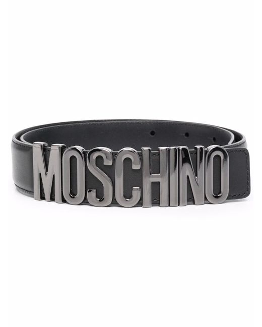 Moschino logo-lettering belt