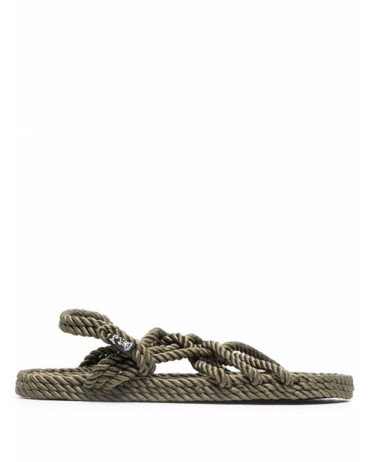 Nomadic State Of Mind knotted rope slingback sandals