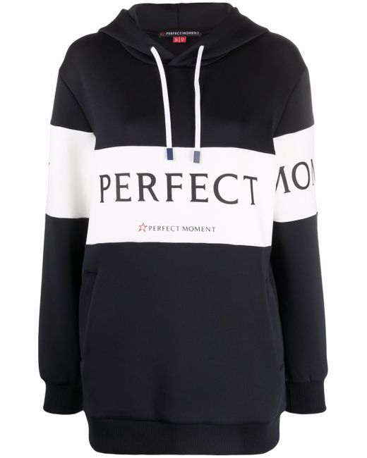 Perfect Moment Vonn logo-stripe hoodie