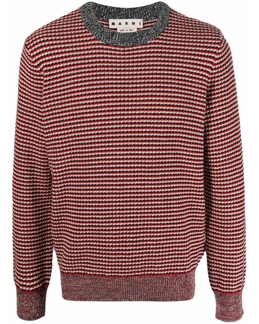 Marni striped knit jumper