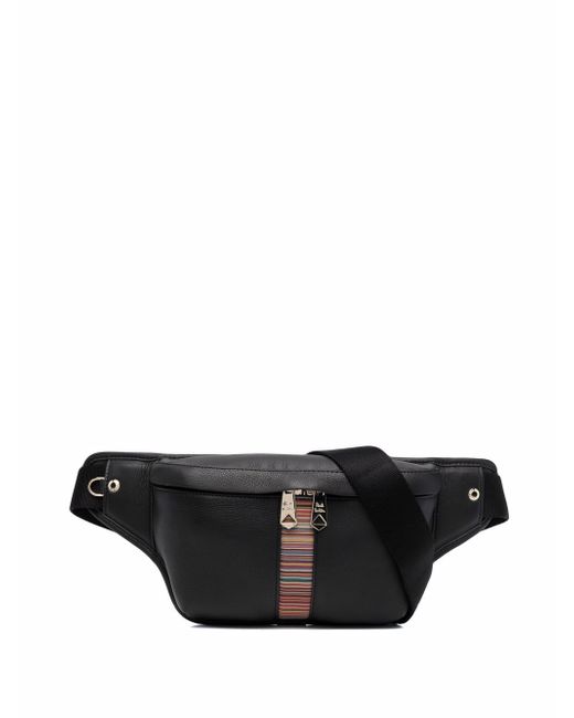 Paul Smith tape-detail leather belt bag