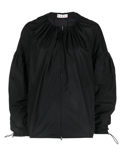 Marni balloon sleeve zipped jacket