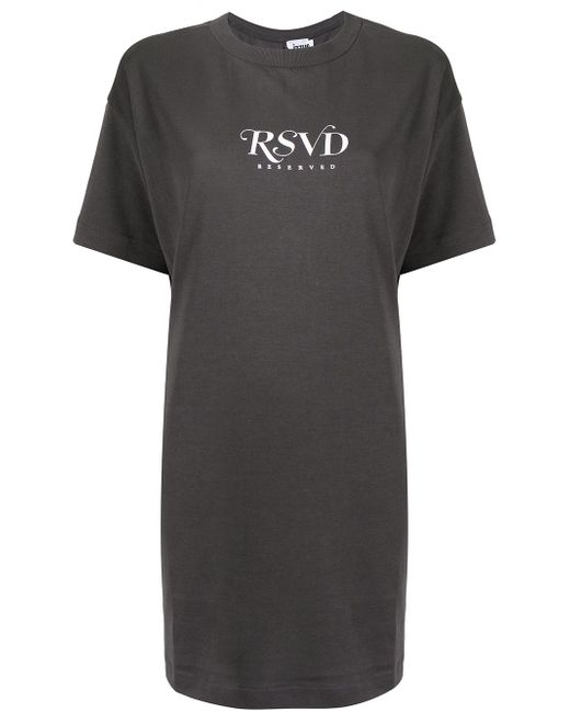 Izzue logo-print short-sleeved T-shirt dress