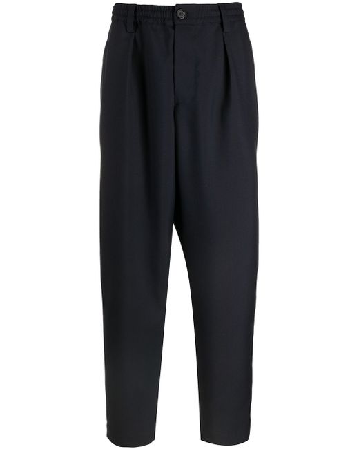 Marni elasticated waist drop-crotch trousers