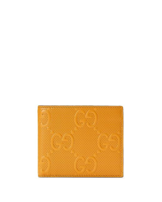 Gucci embossed GG monogram wallet