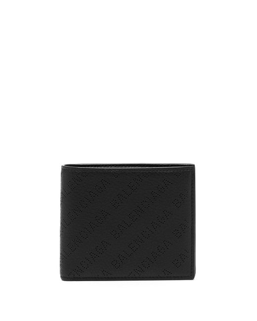 Balenciaga perforated logo wallet
