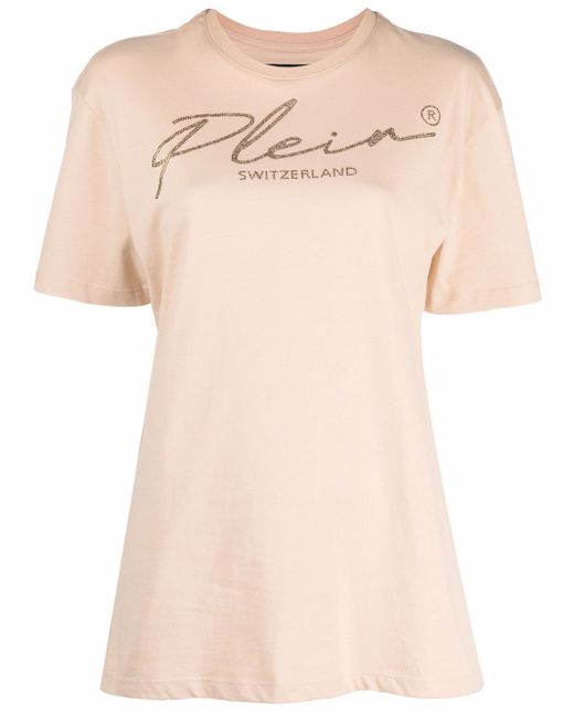 Philipp Plein signature crystal-embellished T-shirt