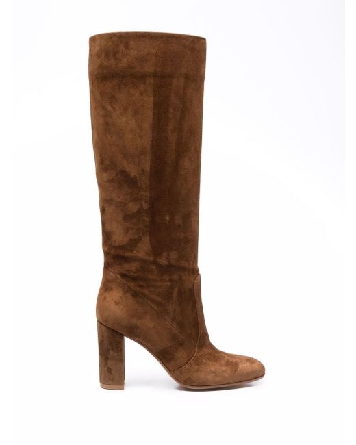 Gianvito Rossi knee-length panelled boots