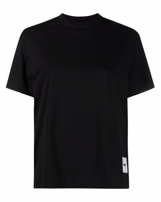 Jil Sander logo-patch cotton T-shirt