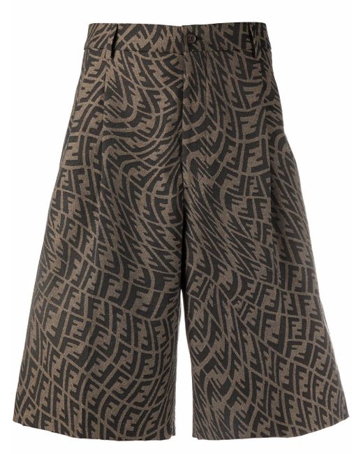 Fendi FF Vertigo tailored shorts