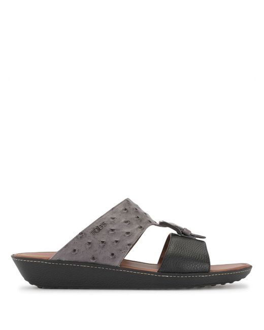 Tod's two-tone leather sandals