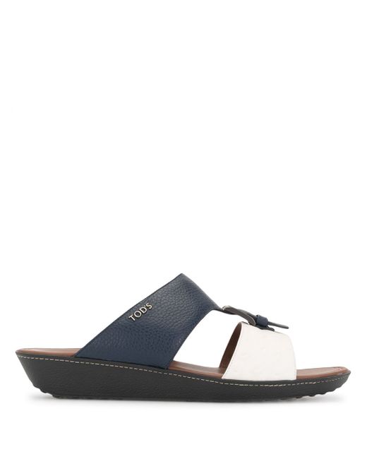 Tod's two-tone leather sandals