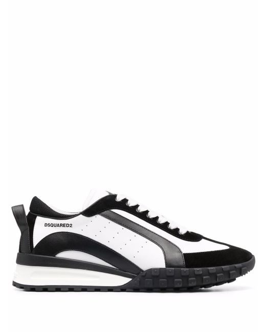 Dsquared2 two-tone low-top trainers