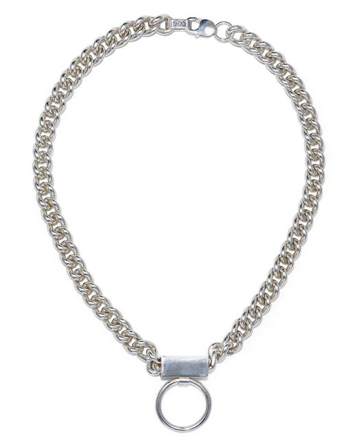 CC-Steding circular-pendant chain necklace