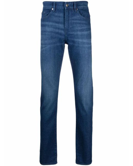 Boss mid-rise straight jeans