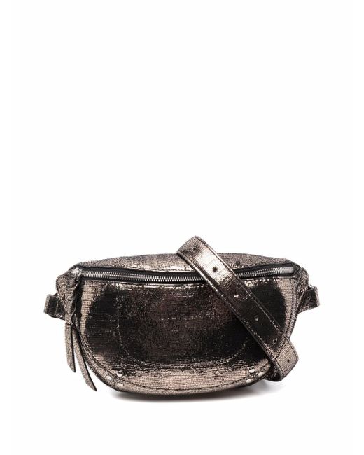 Jérôme Dreyfuss metallic leather belt bag