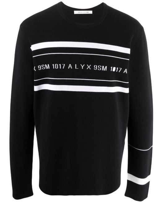 1017 Alyx 9Sm logo-print crew neck sweatshirt