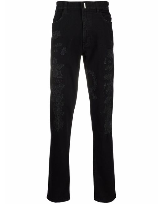 Givenchy slim-fit destroyed jeans