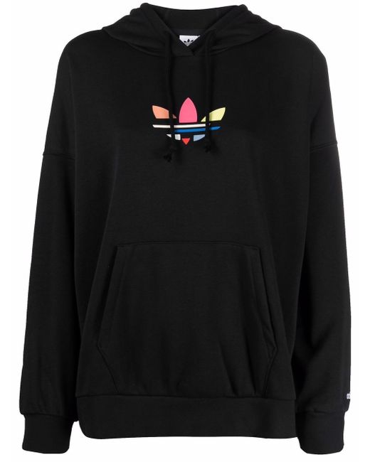 Adidas logo-print hoodie
