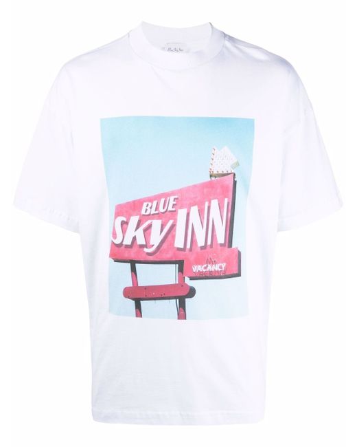 Blue Sky Inn graphic-print crew-neck T-shirt
