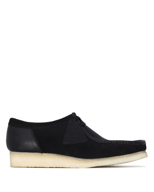 Clarks Originals Wallabee contrasting-panel lace-up shoes