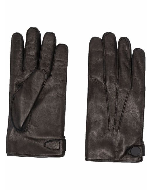Billionaire tonal-stitching leather gloves