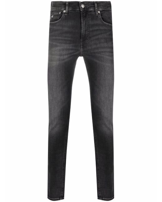 Calvin Klein Jeans faded-effect skinny jeans