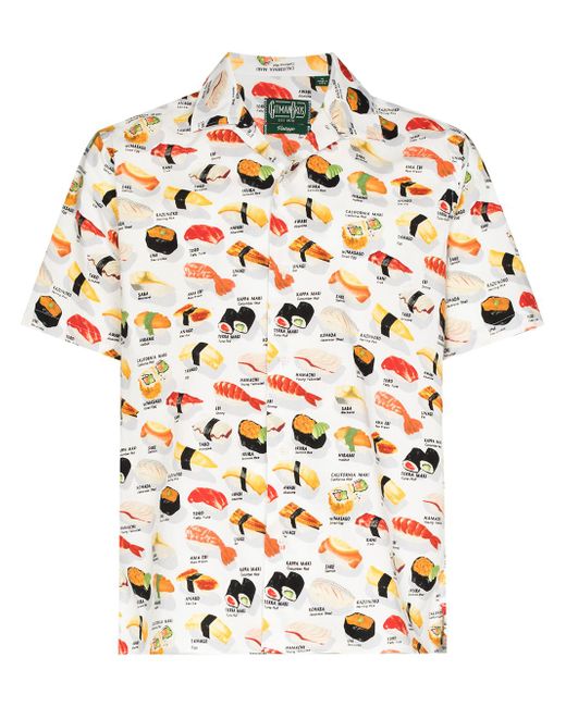 Gitman Vintage Okmase sushi-print shirt