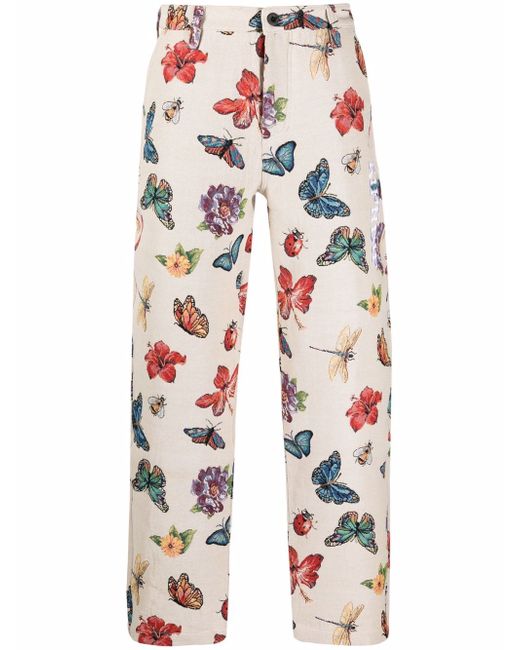 Ripndip Monarch butterfly-print track pants