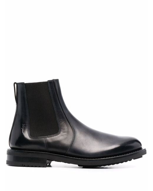 Salvatore Ferragamo leather Chelsea boots