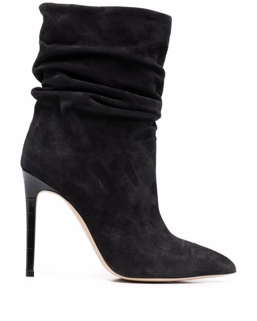 Paris Texas Slouchy pointed-toe ankle boots