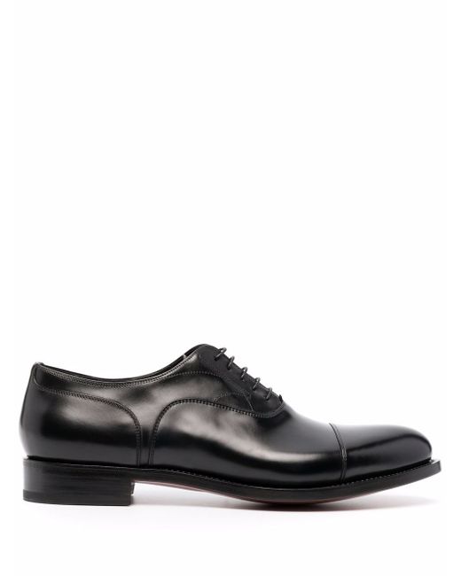 Santoni leather Oxford shoes