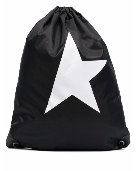Golden Goose Star Collection drawstring backpack