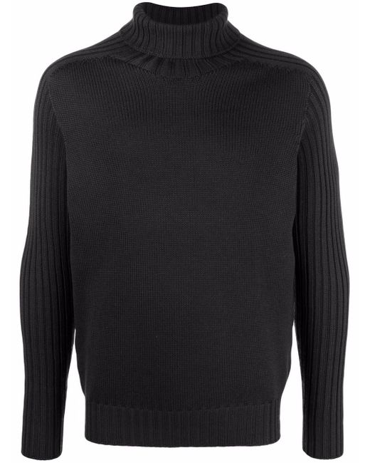 D4.0 roll neck knitted jumper
