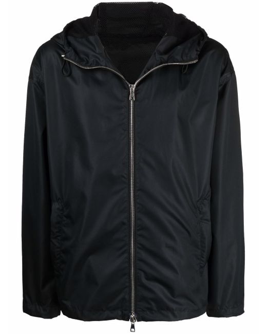 Balmain logo-print hooded jacket