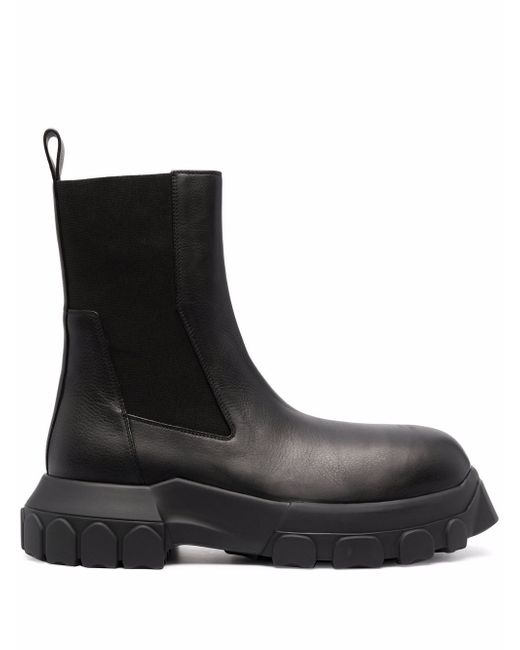 Rick Owens Beatle Bozo Tractor ankle boots