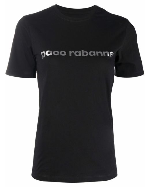 Paco Rabanne logo-print short-sleeved T-shirt