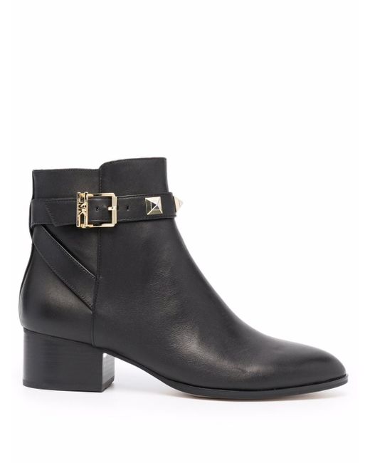 Michael Michael Kors Britton stud-embellished leather ankle boots