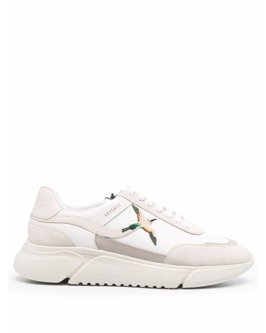 Axel Arigato suede-panelled low-top sneakers