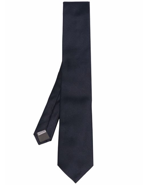 Canali pointed silk tie