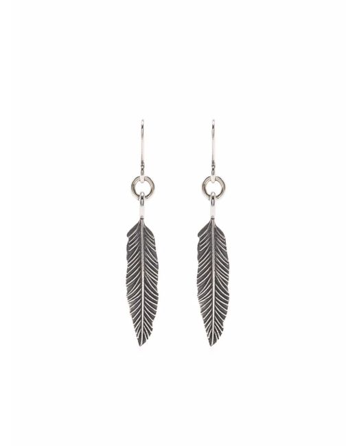 Emanuele Bicocchi feather earrings