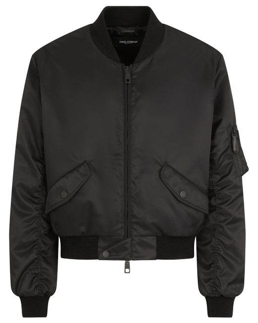 Dolce & Gabbana zip-front bomber jacket