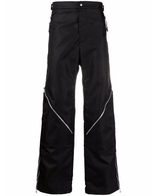 Bottega Veneta zip-detail straight-legged trousers