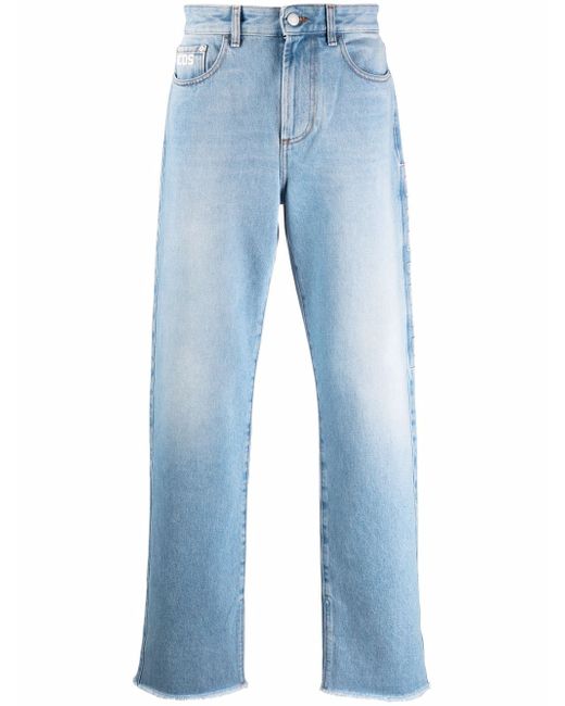Gcds light-wash wide-leg jeans
