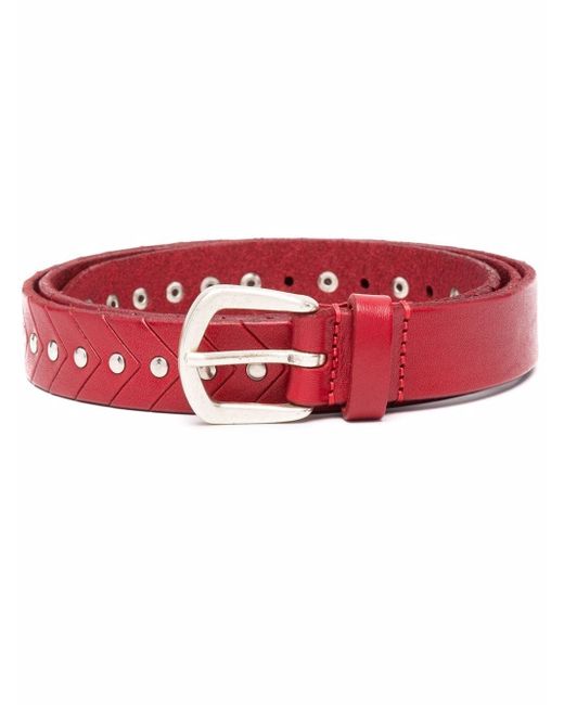 Andersons stud-embellished leather belt