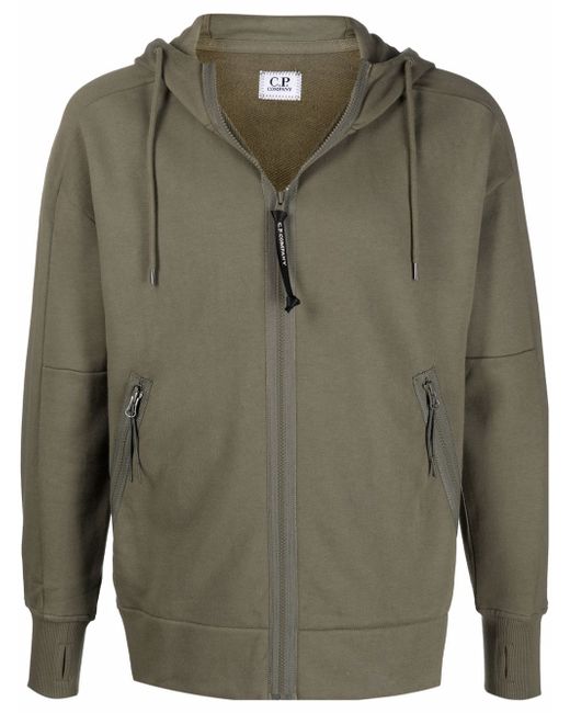 CP Company goggles-detail zipped hoodie