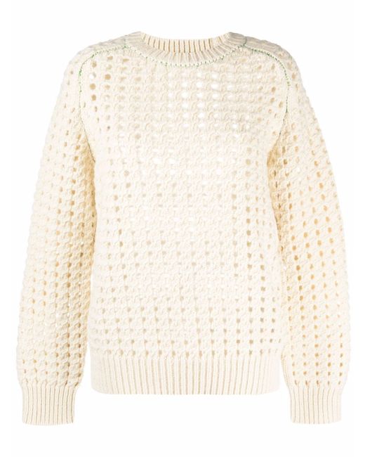 Bottega Veneta open-knit wool jumper