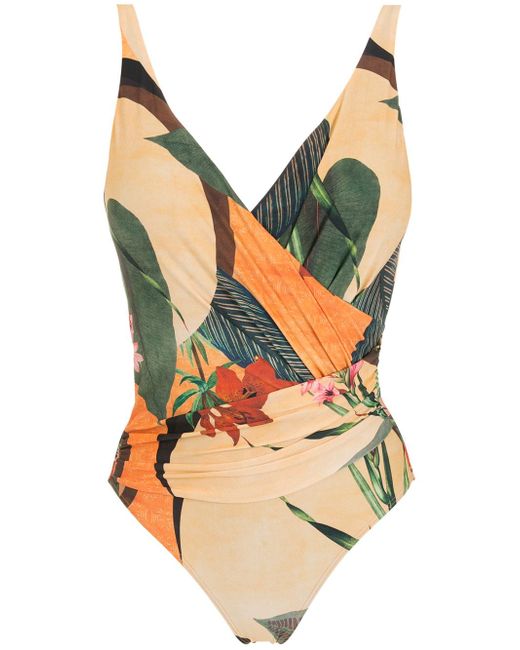 Lygia & Nanny tropical-print swimsuit