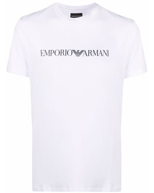 Emporio Armani logo-print cotton T-Shirt