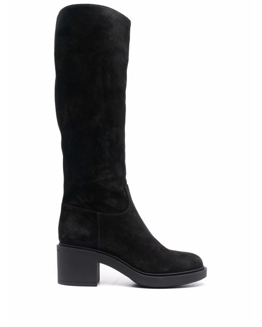 Gianvito Rossi knee-length suede boots